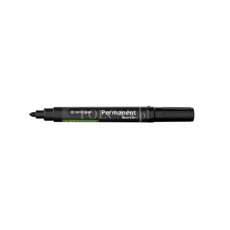 Centropen Marker Permanent 8566 CZARNY K/O, 10 szt. 8595013615522