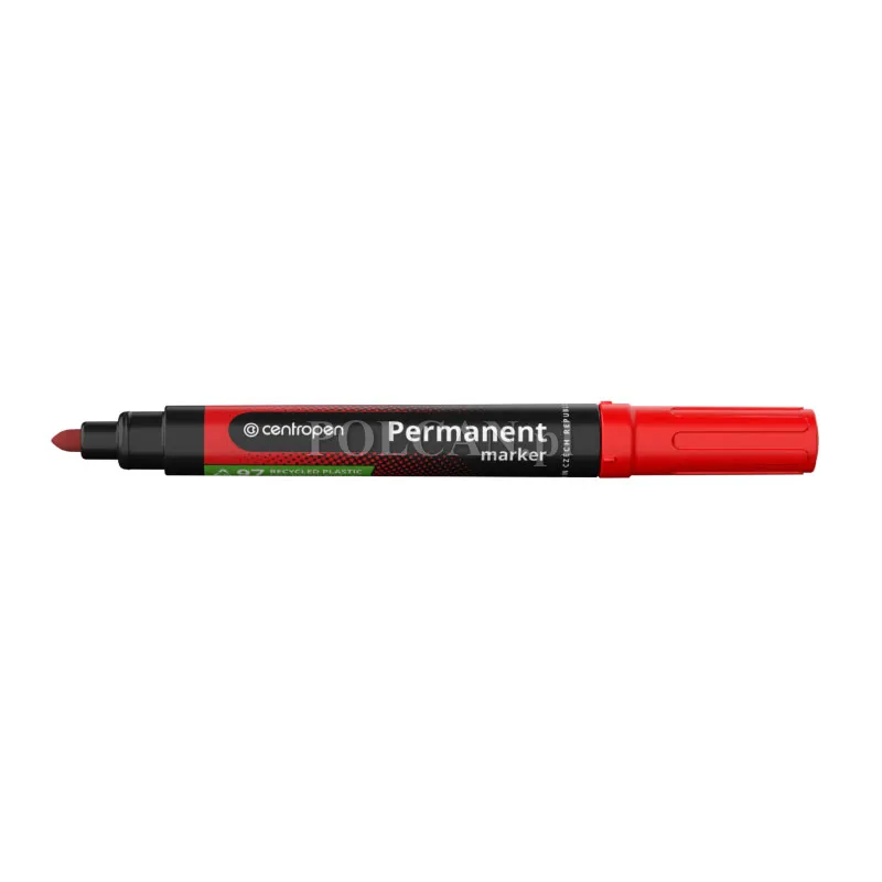 Centropen Marker Permanent 8566 CZERWONY K/O, 10 szt. 8595013615492