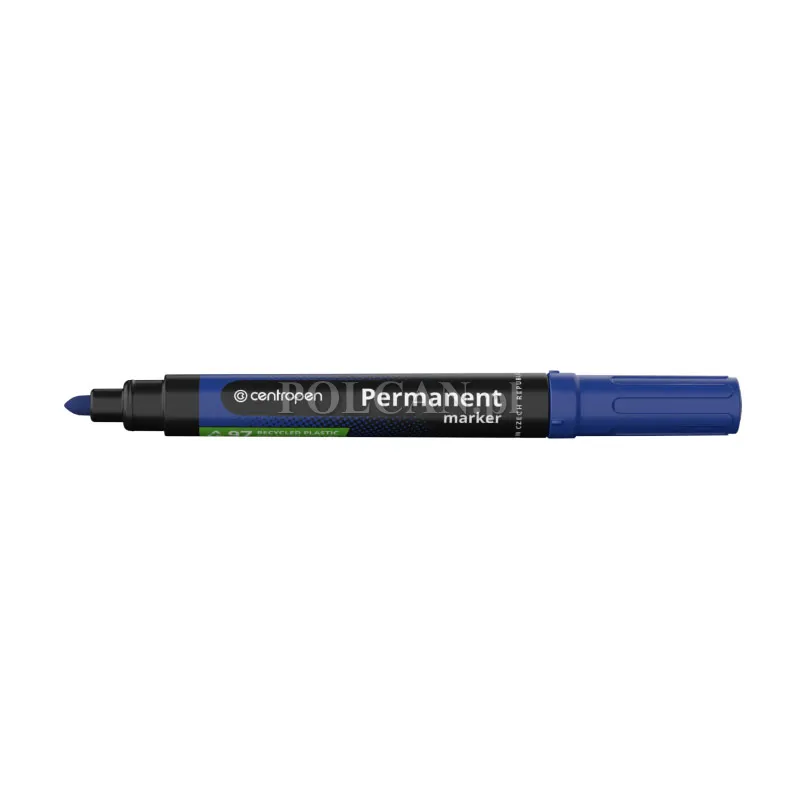 Centropen Marker Permanent 8566 NIEBIESKI K/O, 10 szt. 8595013615508