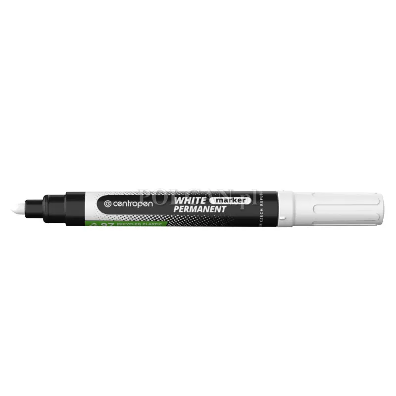 Centropen Marker White Permanent 8586 BIA�Y, 10 szt. 8595013631119