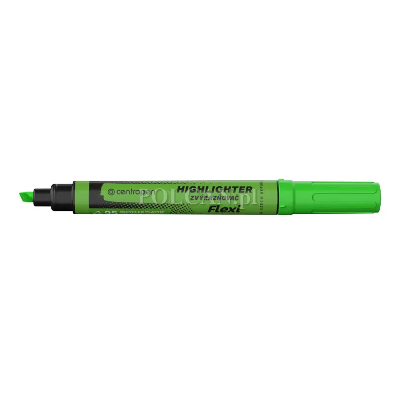 Centropen Zakreślacz Highlighter FLEXI 8542 ZIELONY, 10 szt. 8595013635865