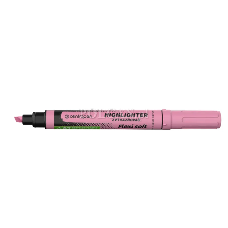 Centropen Zakre�lacz Highlighter FLEXI SOFT 8542 RӯOWY PASTEL, 10 szt. 8595013636961