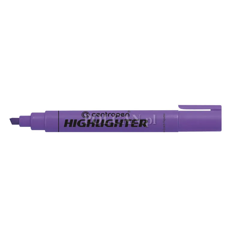 Centropen Zakre�lacz fluo Highlighter 8852 FIOLETOWY 10szt 8595013602331
