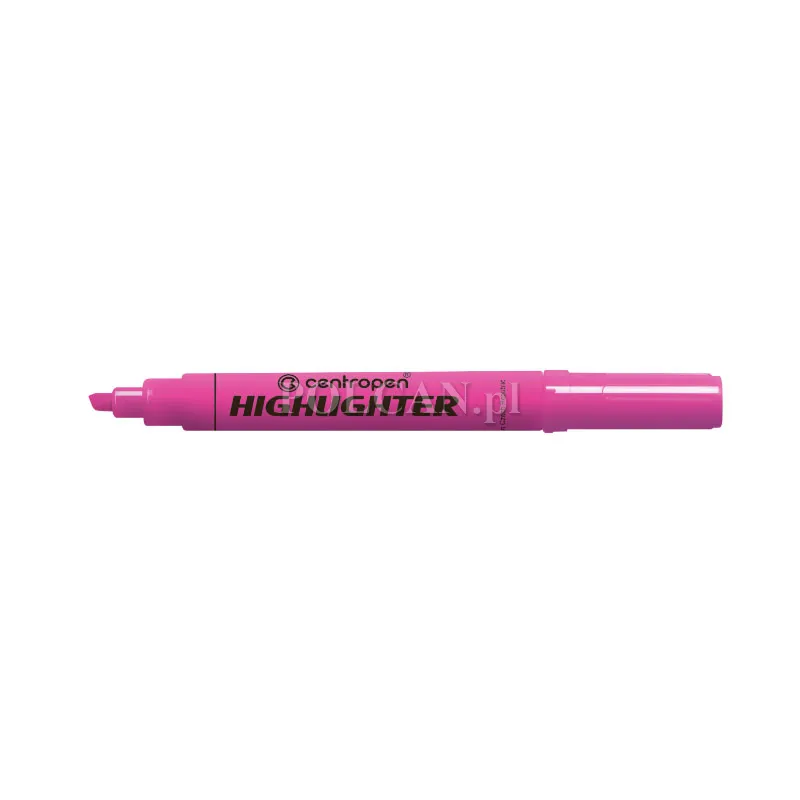 Centropen Zakre�lacz fluo Highlighter 8552 RӯOWY 10szt 8595013633229