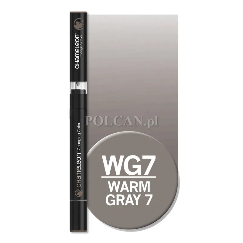 Centropen CHAMELEON marker dwustronny kolor WG7 Warm Grey 7 10szt 8595013649633
