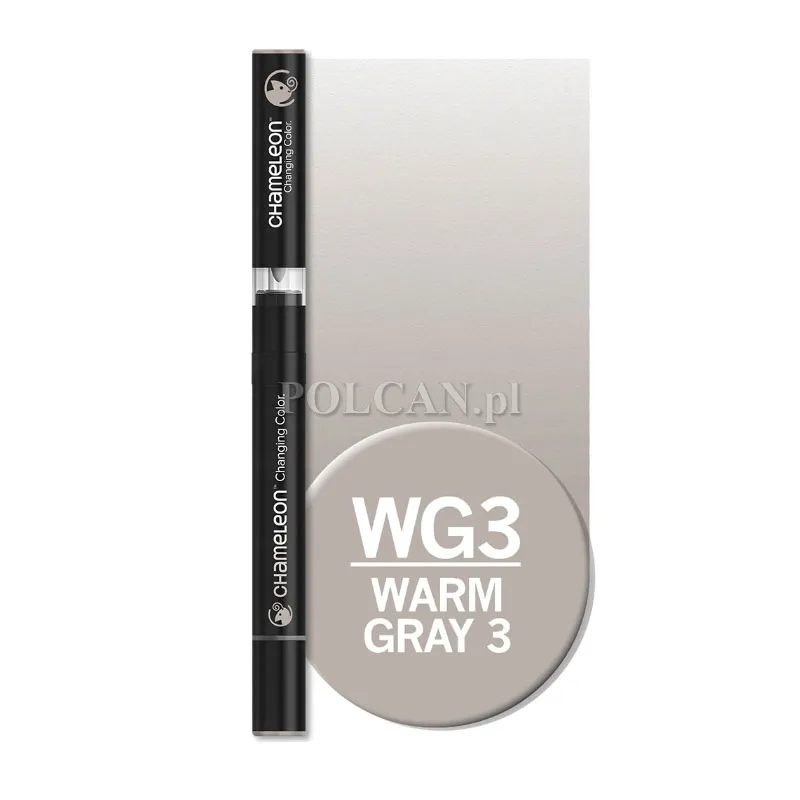 Centropen CHAMELEON marker dwustronny  kolor WG3 Warm Grey 3 10szt 8595013649626