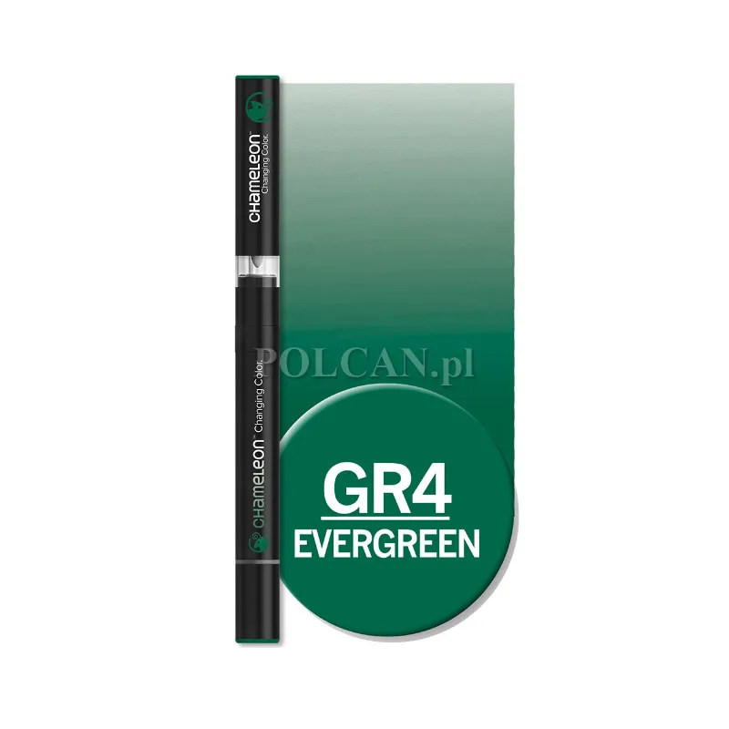 Centropen CHAMELEON marker dwustronny  kolor GR4 Evergreen 10szt 8595013649589