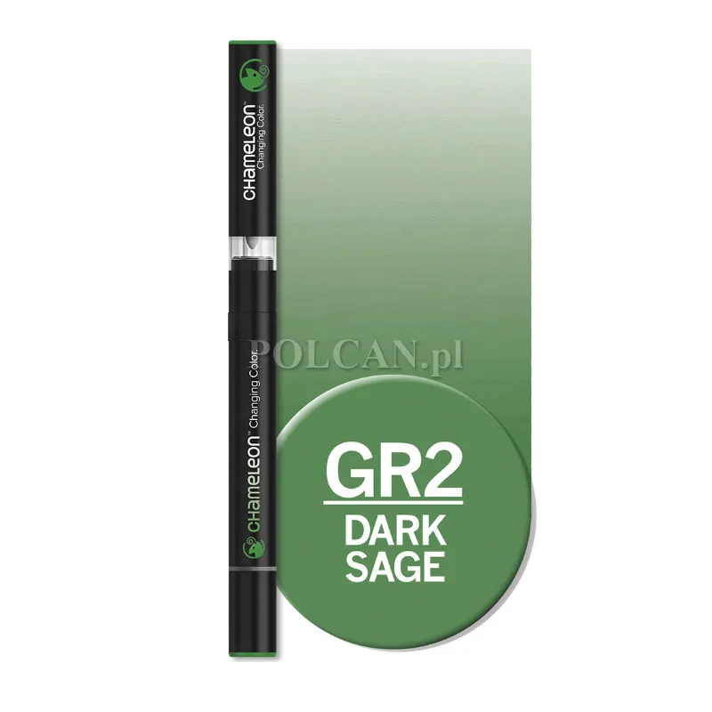 Centropen CHAMELEON marker dwustronny  kolor GR2 Dark Sage 10szt 8595013649572