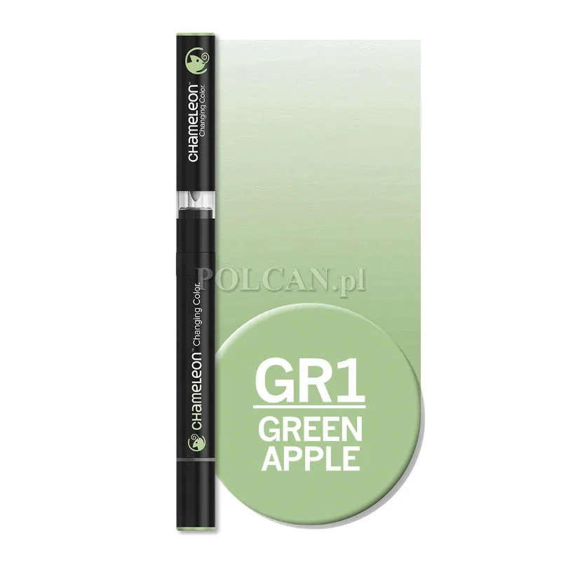 Centropen CHAMELEON marker dwustronny  kolor GR1 Green Apple 10szt 8595013649565