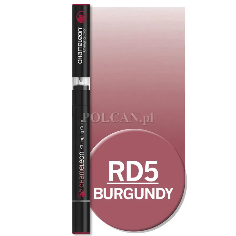 Centropen CHAMELEON marker dwustronny  kolor RD5  Burgundy 10szt 8595013649534