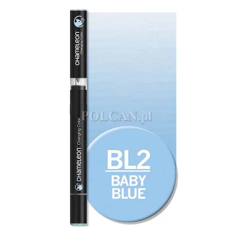 Centropen CHAMELEON marker dwustronny  kolor BL2 Baby Blue 10szt 8595013649398