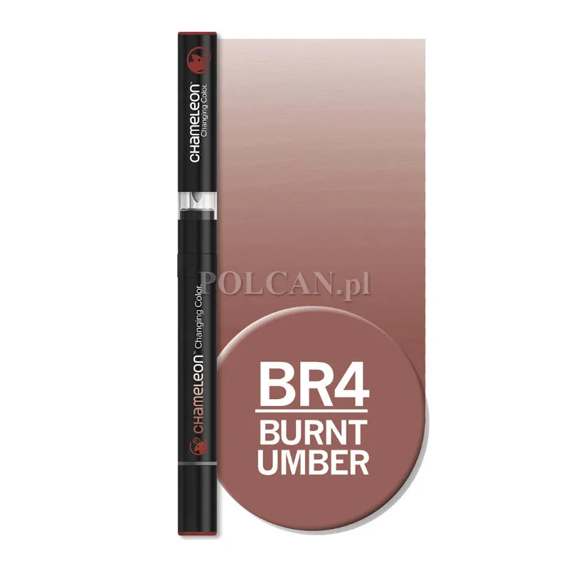 Centropen CHAMELEON marker dwustronny kolor BR4 Burnt Umber 10szt 8595013649381