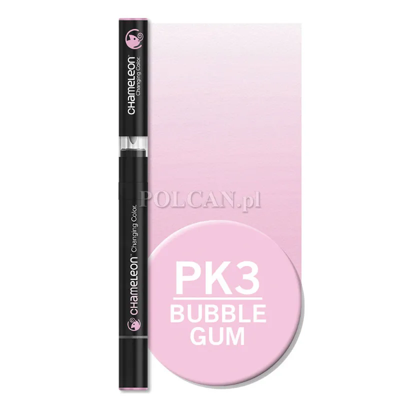 Centropen CHAMELEON marker dwustronny  kolor PK3  Bubble Gum 10szt 8595013649329