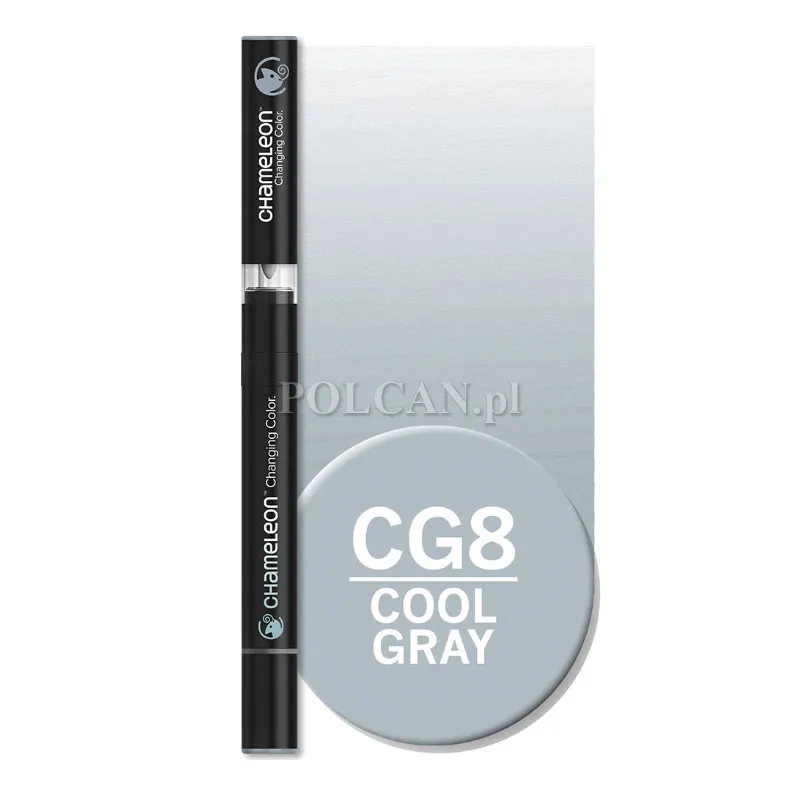 Centropen CHAMELEON marker dwustronny kolor CG8 Cool Grey 10szt 8595013649305