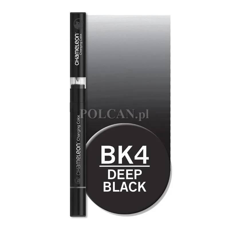Centropen CHAMELEON marker dwustronny  kolor BK4 Deep Black 10szt 8595013649299