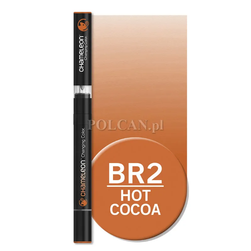 Centropen CHAMELEON marker dwustronny  kolor BR2 Hot Cocoa 10szt 8595013649282