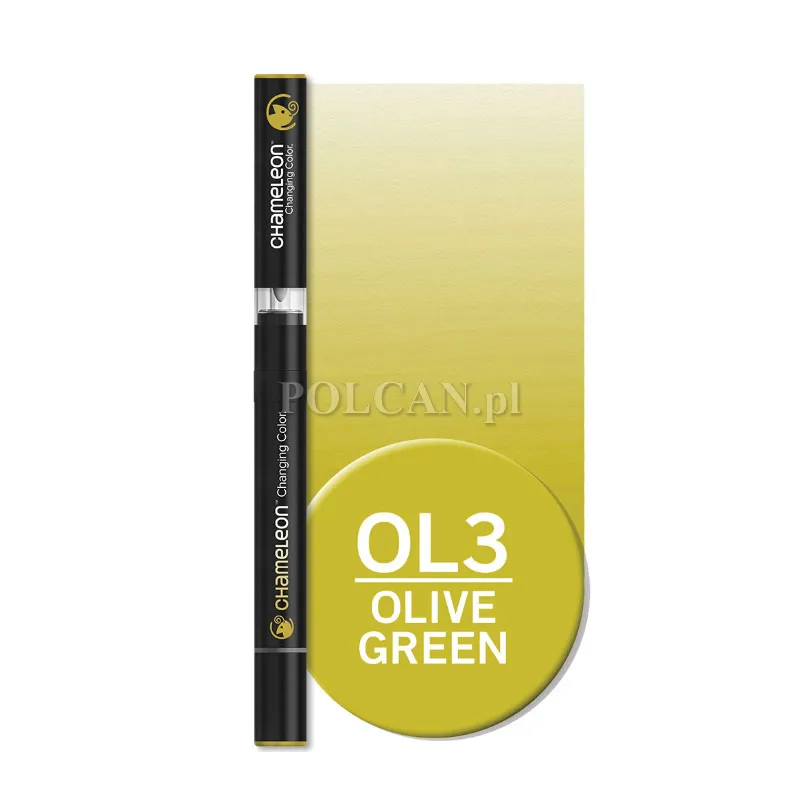 Centropen CHAMELEON marker dwustronny  kolor OL3 Olive Green 10szt 8595013649268