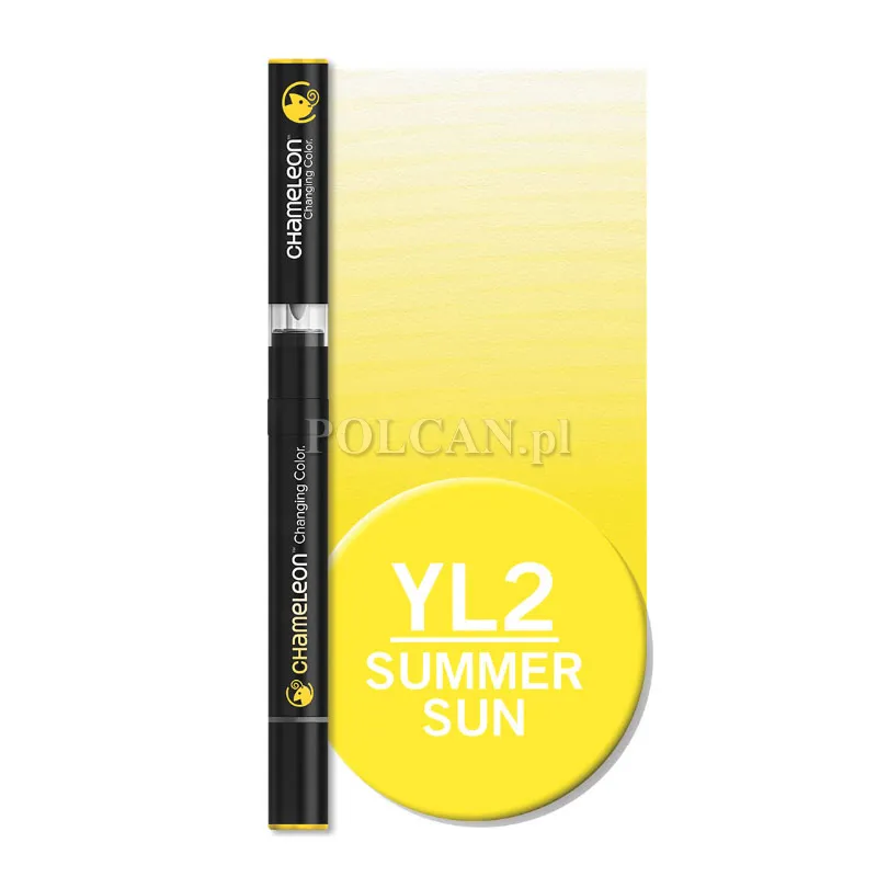 Centropen CHAMELEON marker dwustronny  kolor YL2 Summer Sun 10szt 8595013649176