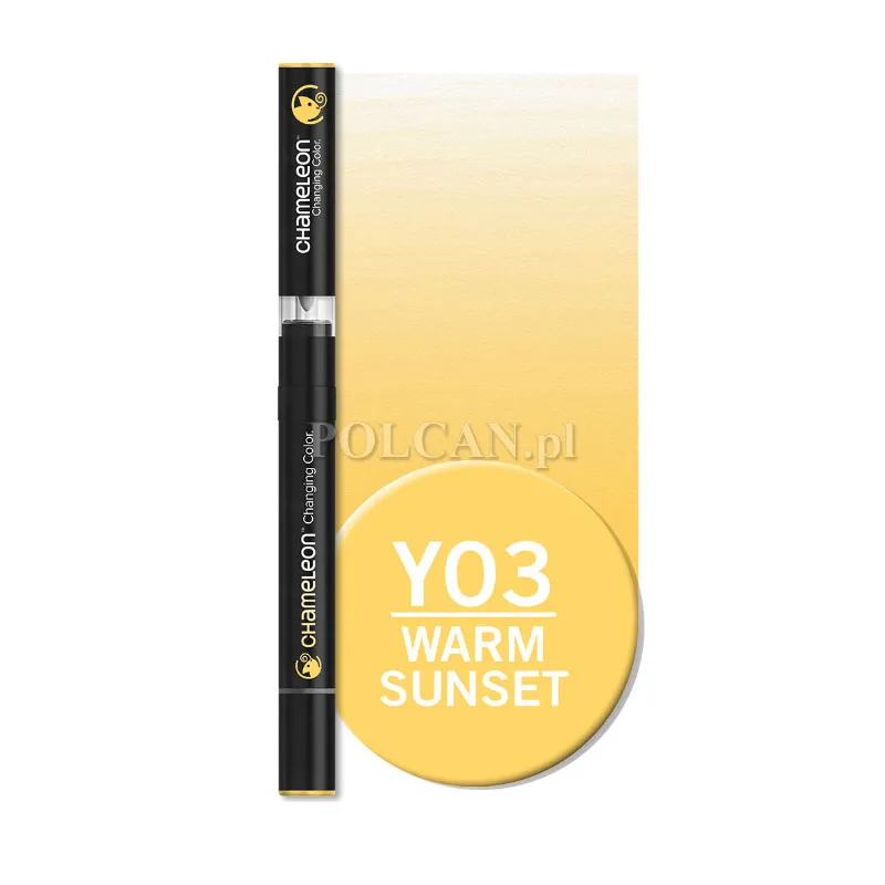 Centropen CHAMELEON marker dwustronny kolor YO3 Warm Sunset 10szt 8595013649169