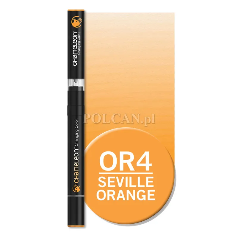 Centropen CHAMELEON marker dwustronny  kolor OR4 Seville Orange 10szt 8595013649152