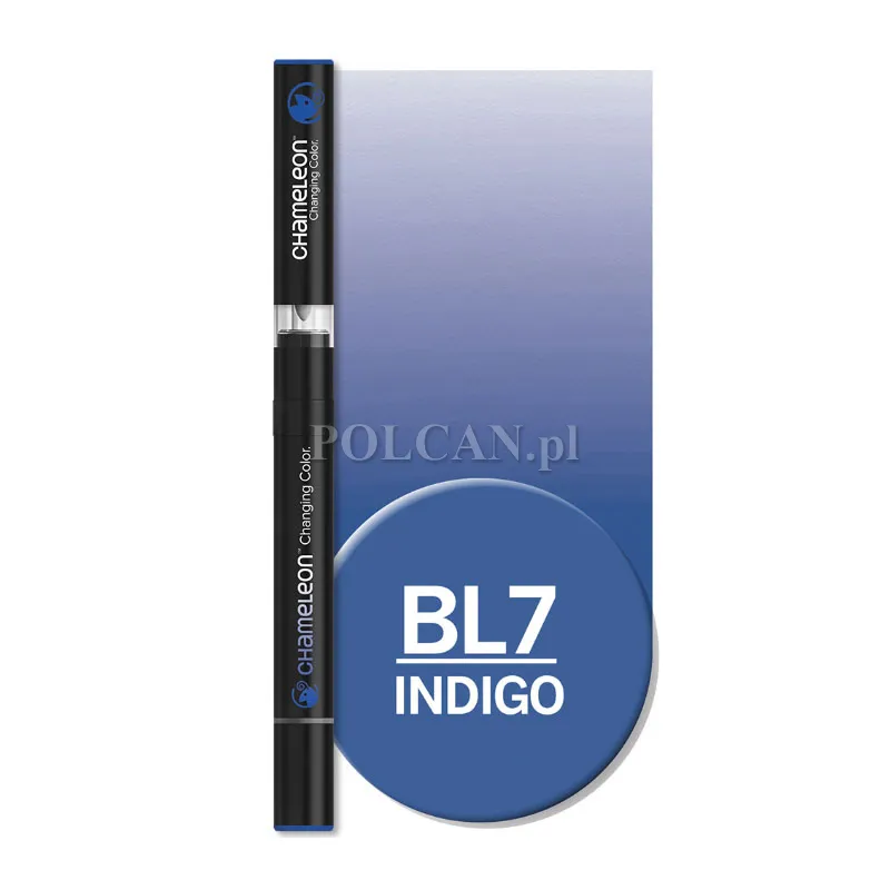 Centropen CHAMELEON marker dwustronny  kolor BL7 Indigo 10szt 8595013649411