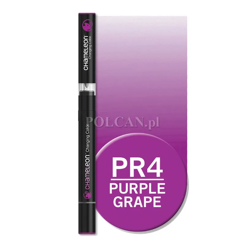 Centropen CHAMELEON marker dwustronny kolor PR4 Purple Grape 10szt 8595013649251