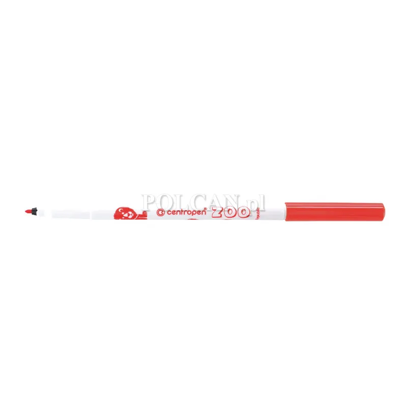Centropen Flamaster Colour World 7550 CZERWONY, 12 szt. 8595013627013