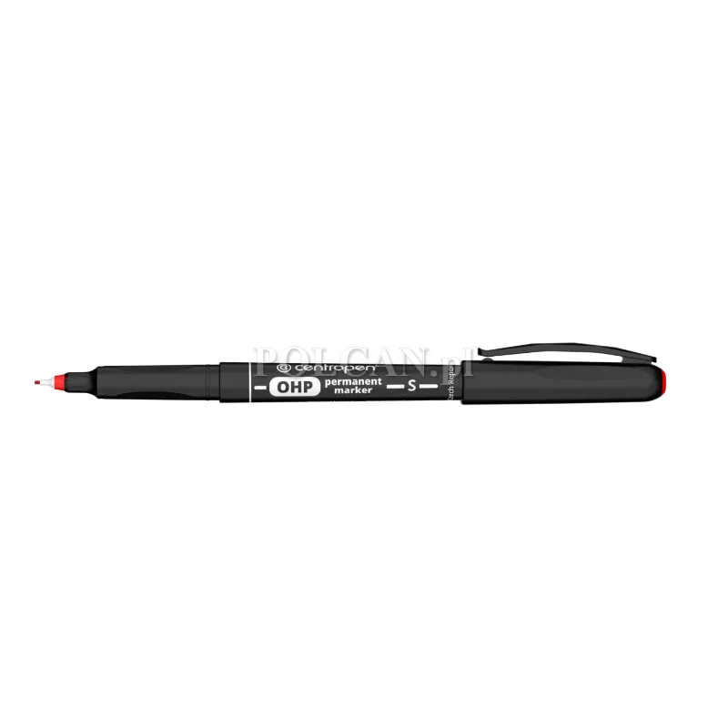Centropen Foliopis OHP Permanent 2634 S CZERWONY 0,3-0,4mm, 10 szt. 8595013624777
