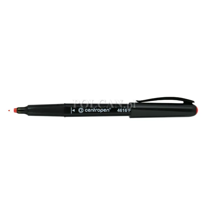 Centropen Marker CD/DVD/BD - Liner 4616 CZERWONY 0,6mm, 10 szt. 8595013631591