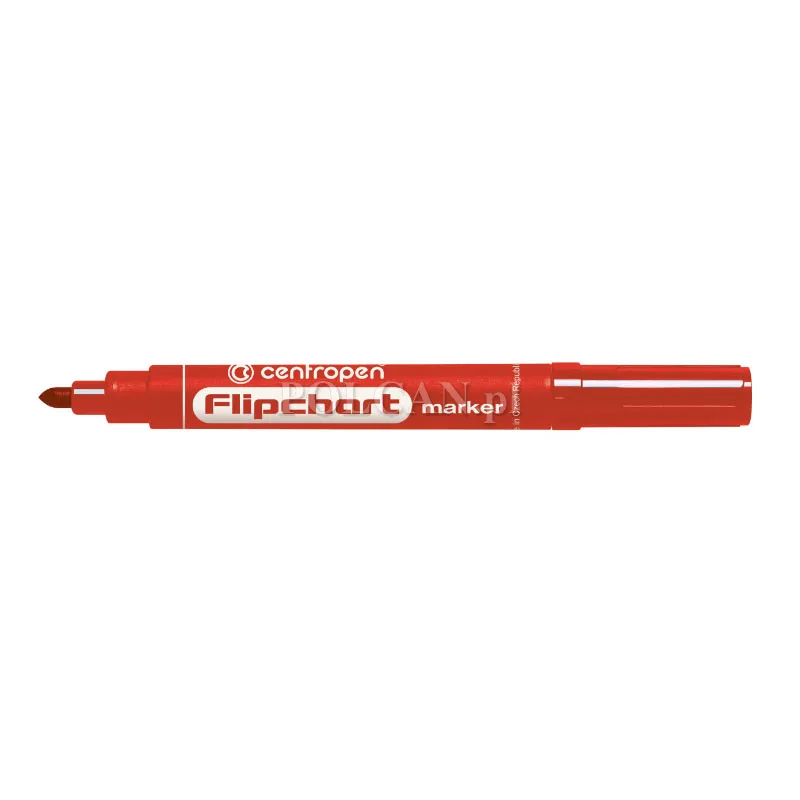 Centropen Marker do papieru Flipchart 8550 CZERWONY K/O, 10 szt. 8595013615416