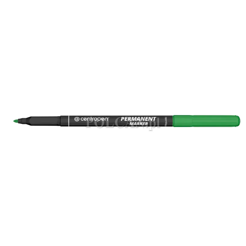 Centropen Marker Cienki Permanent 2536 ZIELONY 1mm 12 szt 8595013616314