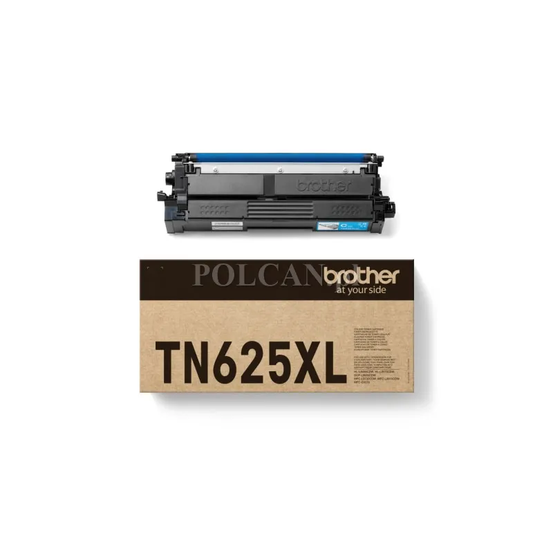 Toner Brother do MFC-L8730CDW/MFC-L8970CDW/HL-L8570CDW | 4 500 str. | cyan TN625XLC
