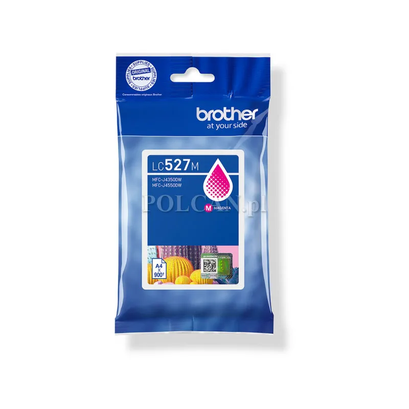 Tusz Brother do MFC-J4350DW/J4550DW/J6760DW | 900 str. | magenta LC527M