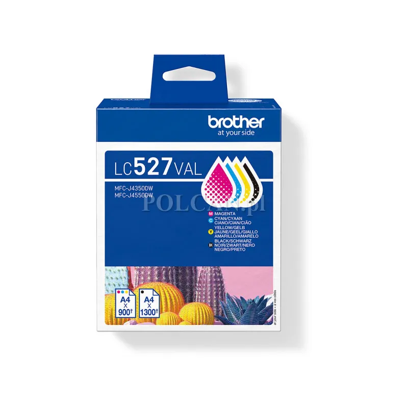 Tusz Brother do MFC-J4350DW/J4550DW/J6760DW | CMYK LC527VAL