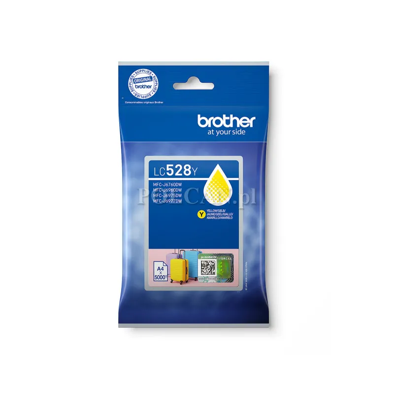 Tusz Brother do MFC-J5110DW/J5010DW | 5000 str. | yellow LC528Y