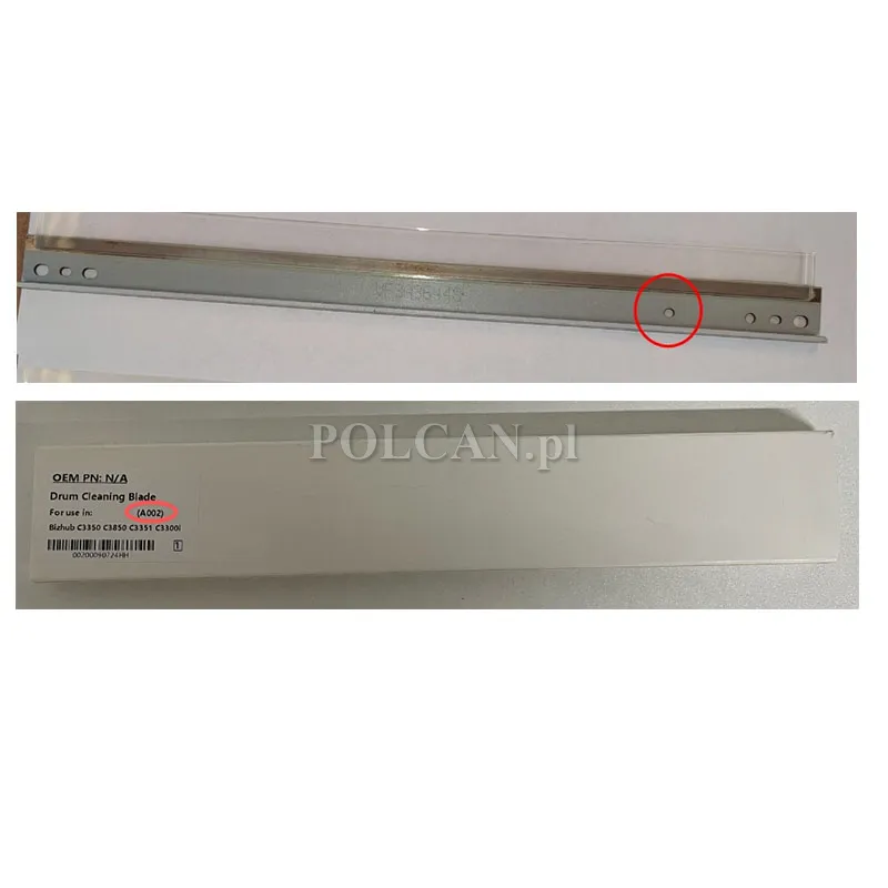 Zamiennik listwa czyszc�ca b�ben Konica Minolta Bizhub C3301i/3321i/3351i A002 MCZ471070-A002