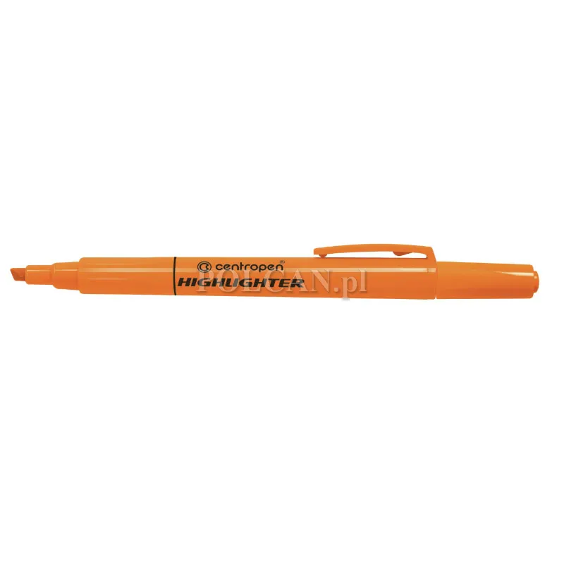 Centropen Cienki zakre�lacz Highlighter 8722 POMARA�CZOWY 10szt 8595013623022