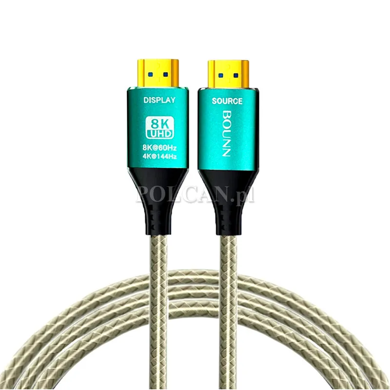 Kabel Kabel Optyczny HDMI 5 Metr�w 8K/60Hz 4K 2K 1080p UHD Full HD 48Gb/s JL-FC050KC
