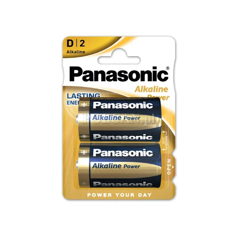 Baterie Panasonic alkaliczne ALKALINE LR20/2BP | 2szt. LR20/2BP