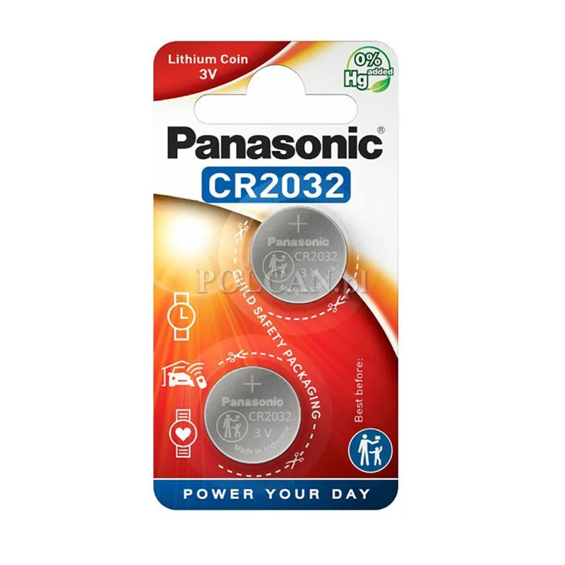 Baterie Panasonic alkaliczne LITOWA CR2032/2BP | 2szt. CR2032/2BP