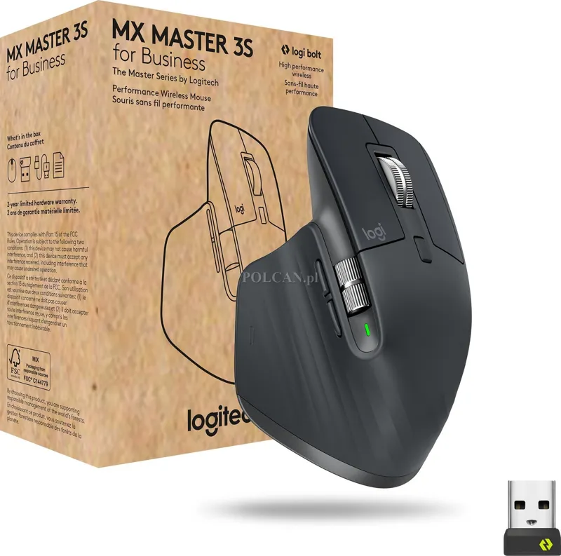 Logitech mysz MX Master 3S Business Graphite 910-006582