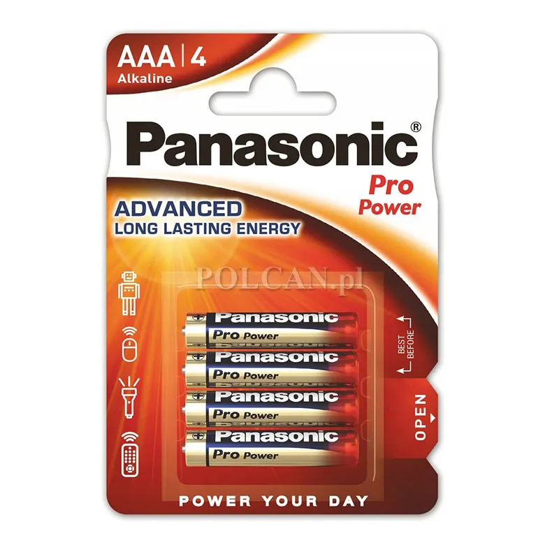  Panasonic Bateria Gold Pro Power LR3/4BP Alkaiczna | 4szt. 5410853039006