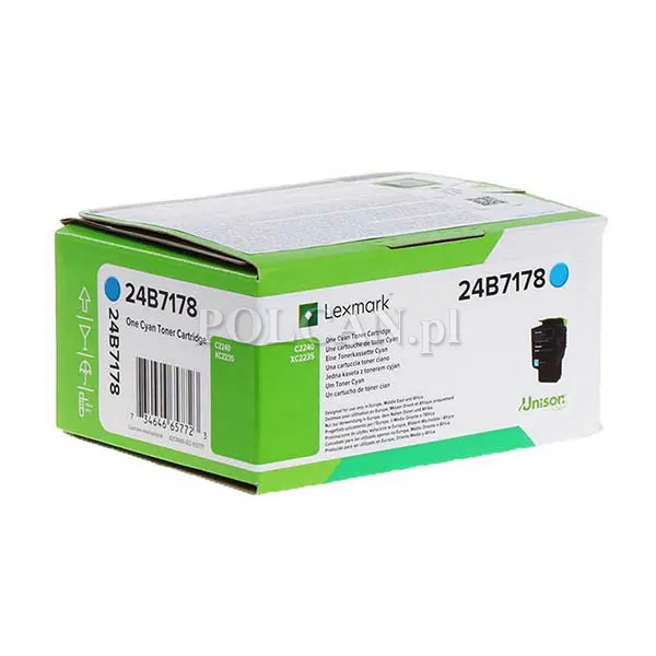 Toner Lexmark do C2240/XC2235 | 6 000 str. | cyan 24B7178