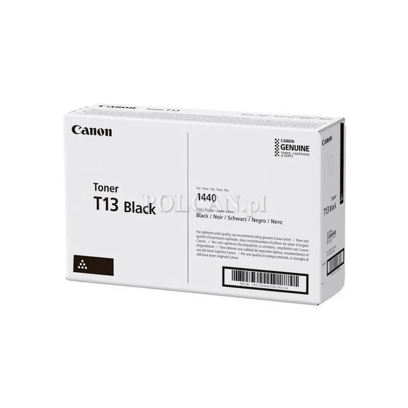 Toner Canon T13 BK do I-sensys 1440IF, 1440PR, 1440P, |1060 str. | black 5640C006