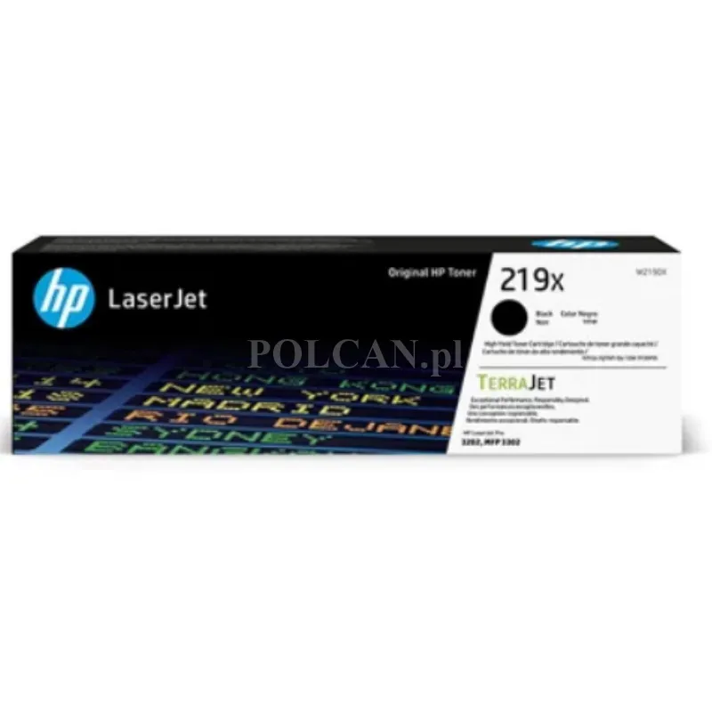 Toner HP 219X do Color LaserJet Pro 3302fdwg/3202dw| black | 3 200 str. W2190X