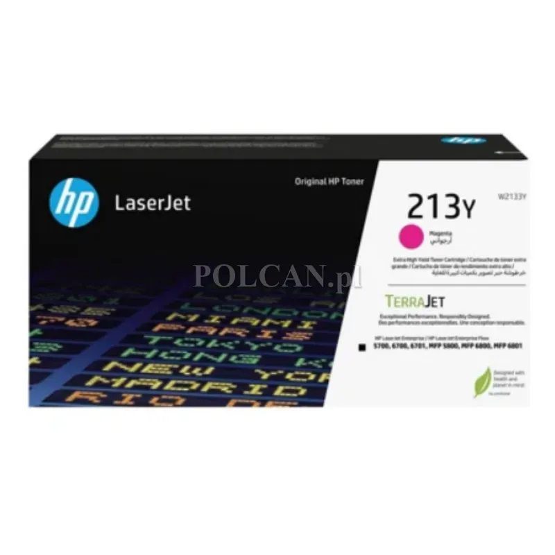 Toner HP 213Y do Color LaserJet Enterprise 5700dn/6701dn| magenta | 12 000 str. W2133Y