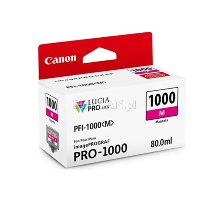 Tusz Canon PFI-1000M |Magenta| 80 ml 0548C001