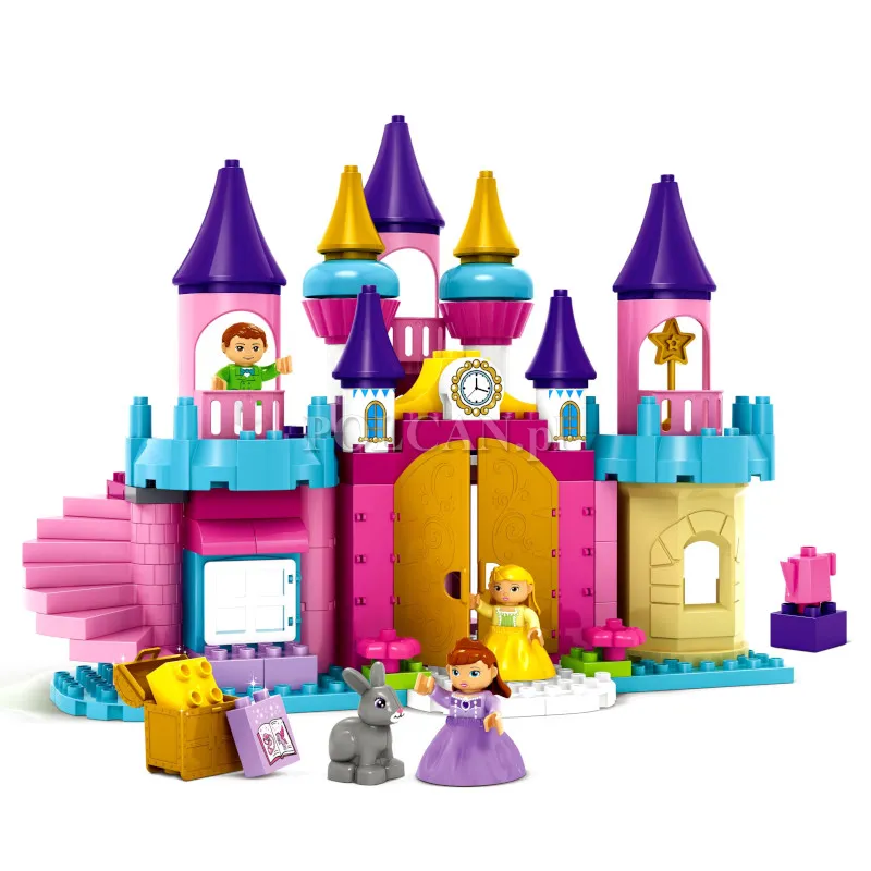 Klocki konstrukcyjne magiczny zamek księżniczek 113 elementów JM1611284