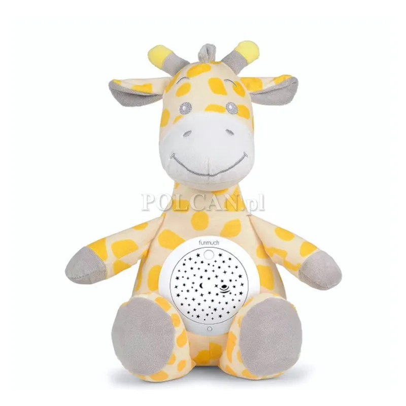 Lampka nocna dla dzieci projektor z dźwiękami żyrafka HN197742