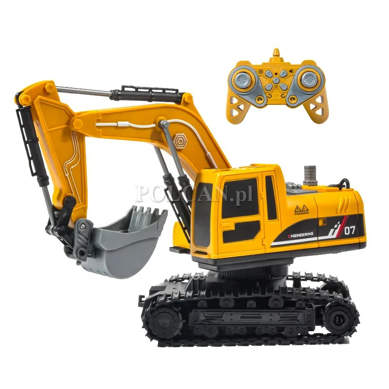 Koparka zdalnie sterowana 1:22 R/C funkcja dymu ST0606330Q-W